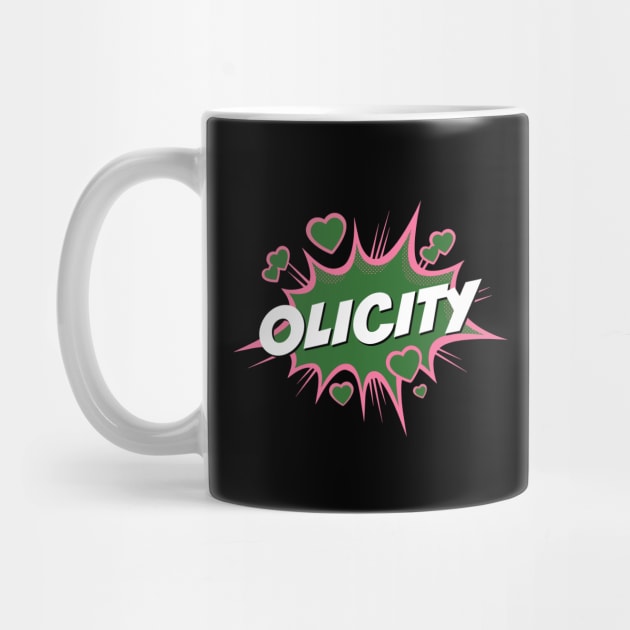 Olicity - Pink & Green Action Bubble by FangirlFuel